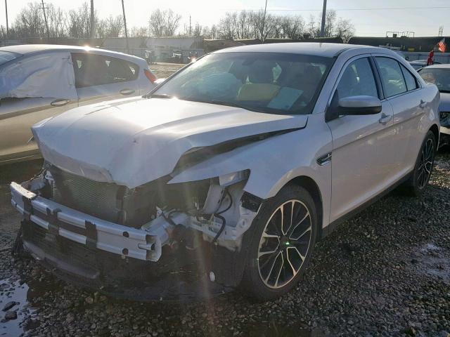 1FAHP2E83JG113562 - 2018 FORD TAURUS SEL WHITE photo 2