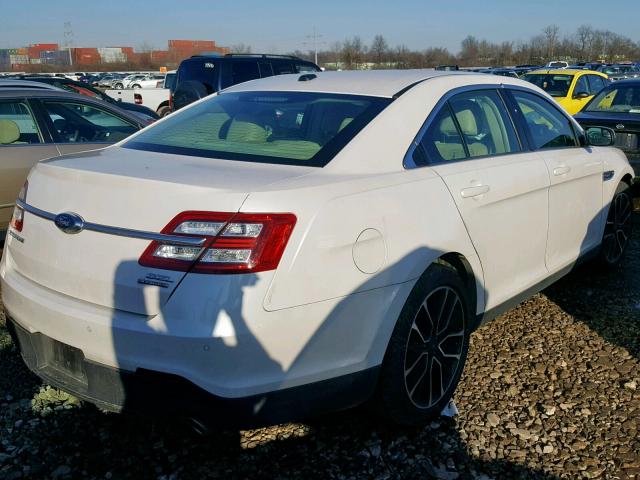 1FAHP2E83JG113562 - 2018 FORD TAURUS SEL WHITE photo 4