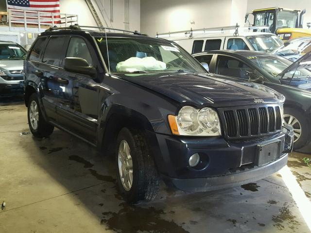 1J4HR48N45C703052 - 2005 JEEP GRAND CHER BLUE photo 1