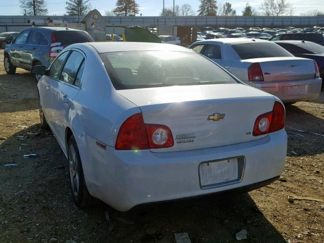 1G1ZG57B694106703 - 2009 CHEVROLET MALIBU LS 白色 照片 3
