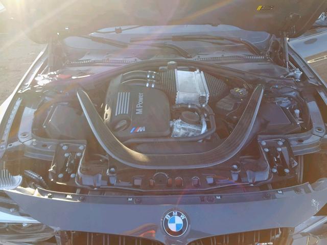 WBS8M9C54J5K99315 - 2018 BMW M3 GRAY photo 7