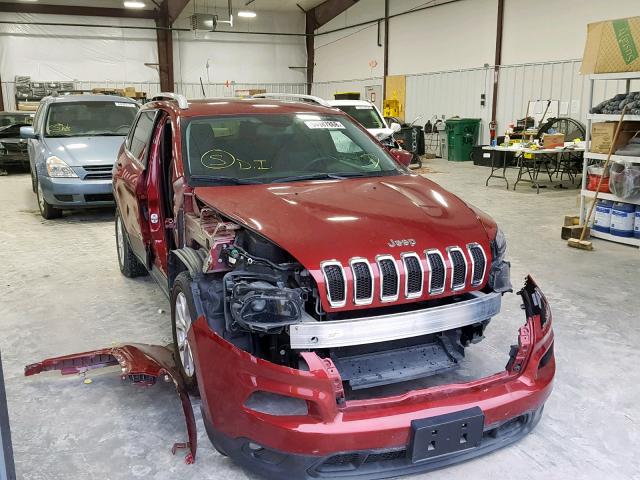 1C4PJLCBXHW527577 - 2017 JEEP CHEROKEE L MAROON photo 1