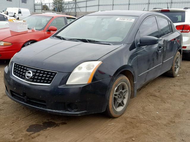 3N1AB61E58L640217 - 2008 NISSAN SENTRA 2.0 BLACK photo 2