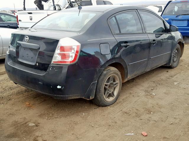 3N1AB61E58L640217 - 2008 NISSAN SENTRA 2.0 BLACK photo 4