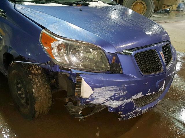 KL2TD66E59B646954 - 2009 PONTIAC G3 BLUE photo 9