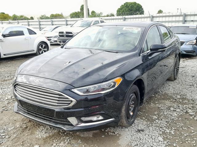 3FA6P0D98JR225434 - 2018 FORD FUSION TIT BLACK photo 2