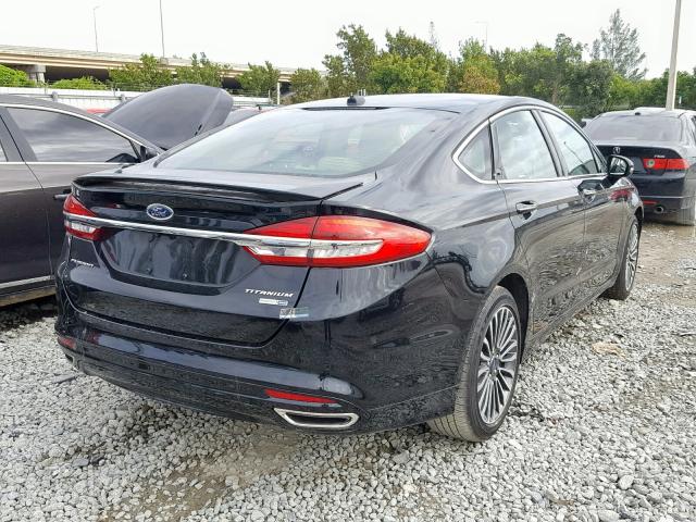 3FA6P0D98JR225434 - 2018 FORD FUSION TIT BLACK photo 4