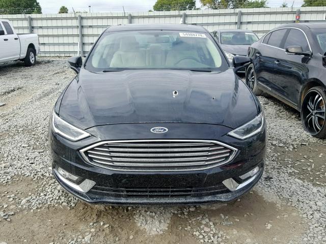 3FA6P0D98JR225434 - 2018 FORD FUSION TIT BLACK photo 9