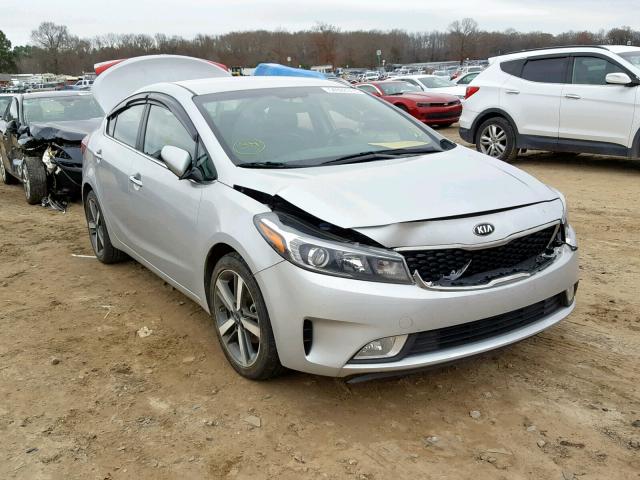 3KPFL4A83HE128104 - 2017 KIA FORTE EX SILVER photo 1