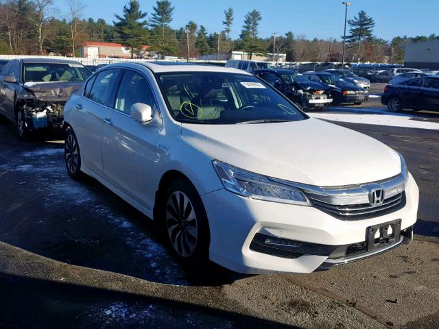 JHMCR6F74HC029164 - 2017 HONDA ACCORD HYB WHITE photo 1