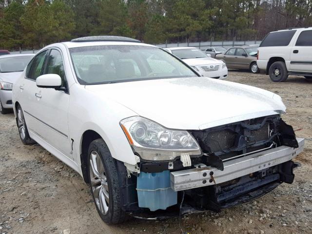 JNKCY01E69M802105 - 2009 INFINITI M35 BASE WHITE photo 1