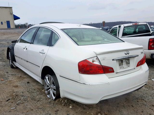 JNKCY01E69M802105 - 2009 INFINITI M35 BASE WHITE photo 3