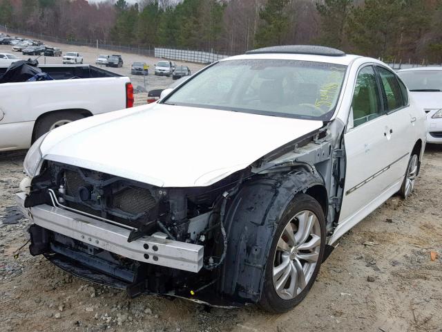 JNKCY01E69M802105 - 2009 INFINITI M35 BASE WHITE photo 9