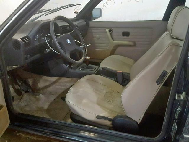 WBAAB5409H9803349 - 1987 BMW 325 BASE BLACK photo 5