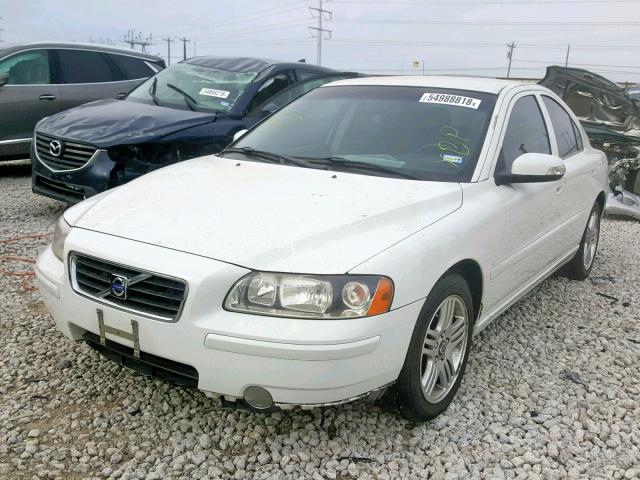 YV1RS592772646356 - 2007 VOLVO S60 2.5T WHITE photo 2