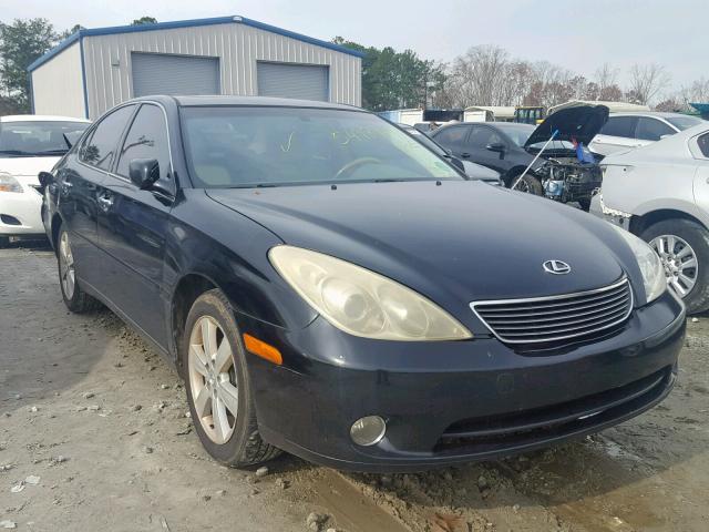 JTHBA30G655133360 - 2005 LEXUS ES 330 BLACK photo 1