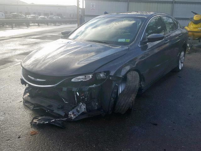 1C3CCCAB8FN534143 - 2015 CHRYSLER 200 LIMITE BLACK photo 2