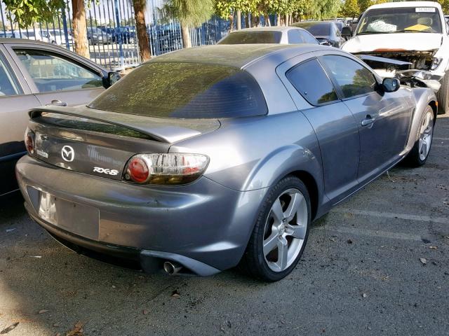 JM1FE173270210269 - 2007 MAZDA RX8 GRAY photo 4