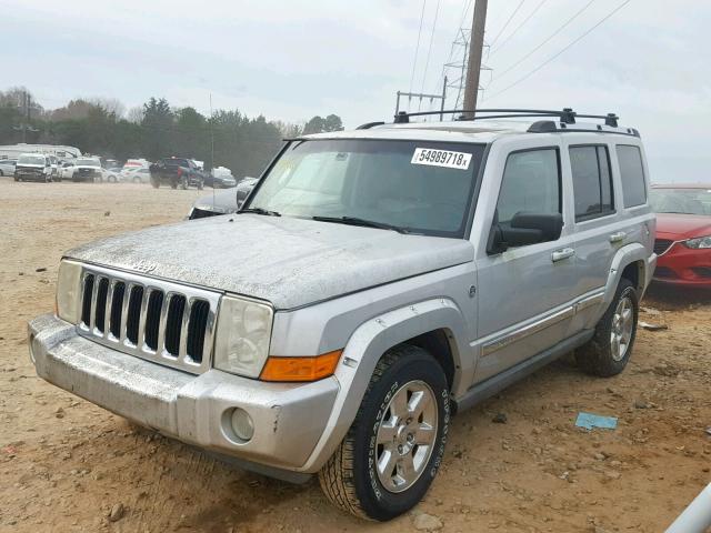1J8HG58N26C139056 - 2006 JEEP COMMANDER SILVER photo 2