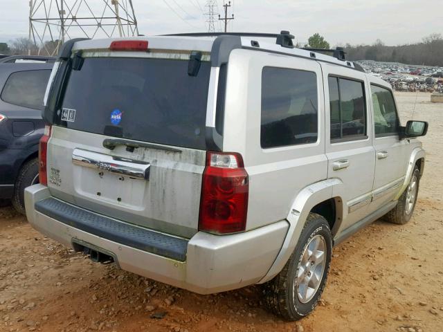 1J8HG58N26C139056 - 2006 JEEP COMMANDER SILVER photo 4