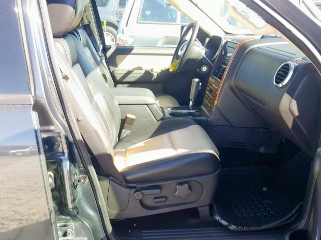 1FMEU6EE5AUA93296 - 2010 FORD EXPLORER E GRAY photo 5