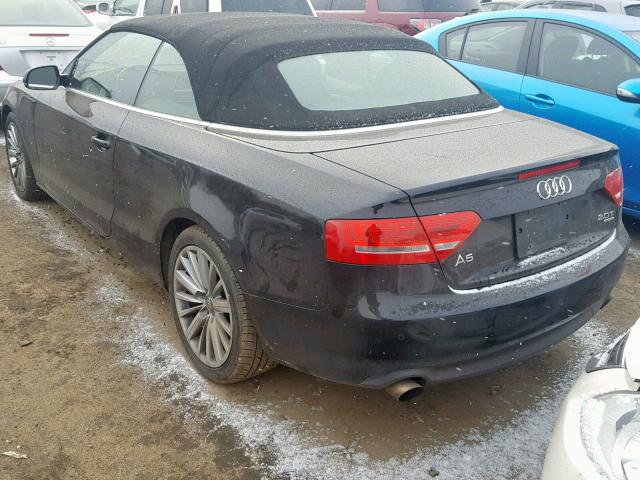 WAUVFAFH3AN009140 - 2010 AUDI A5 PRESTIG BLACK photo 3