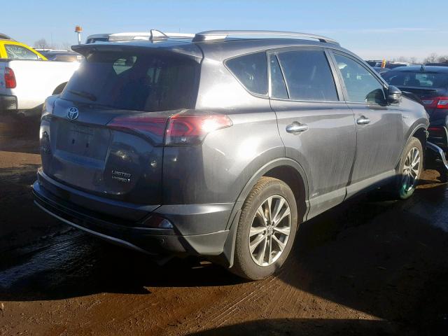 JTMDJREV1HD060798 - 2017 TOYOTA RAV4 HV LI GRAY photo 4