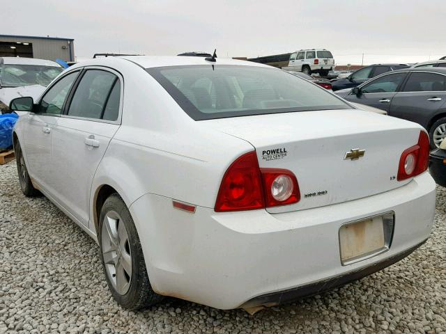 1G1ZG57B79F119982 - 2009 CHEVROLET MALIBU LS WHITE photo 3