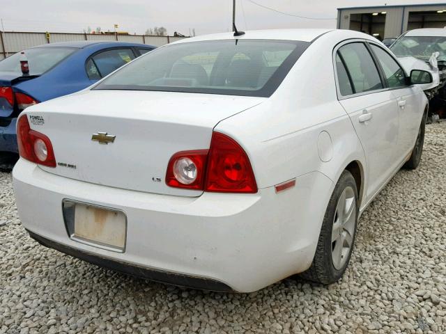 1G1ZG57B79F119982 - 2009 CHEVROLET MALIBU LS WHITE photo 4