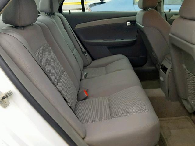 1G1ZG57B79F119982 - 2009 CHEVROLET MALIBU LS WHITE photo 6