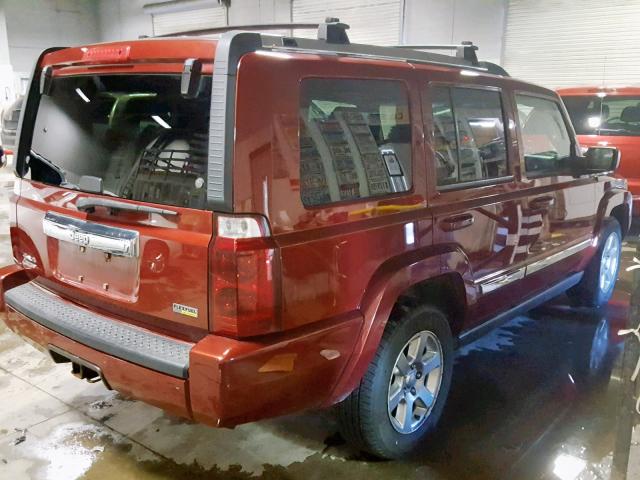 1J8HG58P97C621770 - 2007 JEEP COMMANDER Qırmızı foto 4