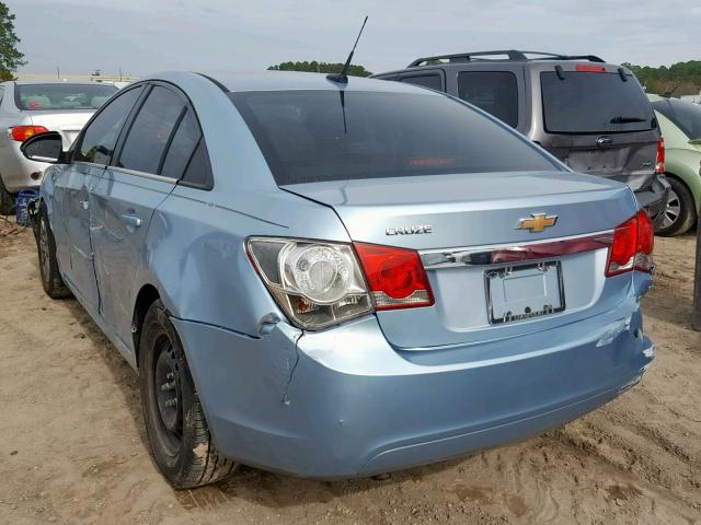 1G1PC5SH7B7145514 - 2011 CHEVROLET CRUZE LS BLUE photo 3