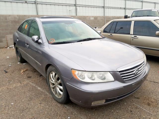 KMHFC46F06A039271 - 2006 HYUNDAI AZERA SE GRAY photo 1