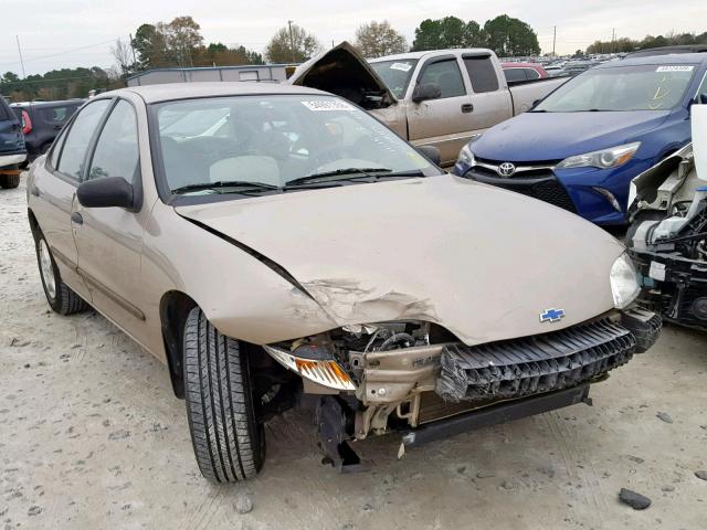 1G1JC524027101910 - 2002 CHEVROLET CAVALIER B GOLD photo 1