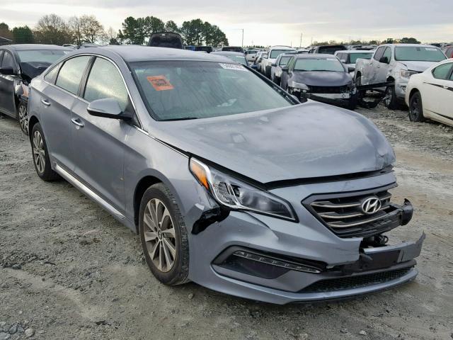 5NPE34AF7FH095689 - 2015 HYUNDAI SONATA SPO TAN photo 1