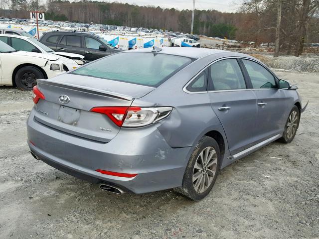 5NPE34AF7FH095689 - 2015 HYUNDAI SONATA SPO TAN photo 4