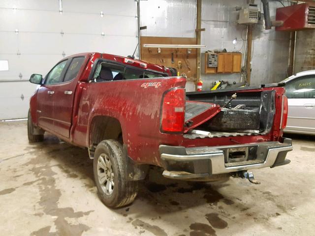 1GCGTCEN9J1120919 - 2018 CHEVROLET COLORADO L MAROON photo 3