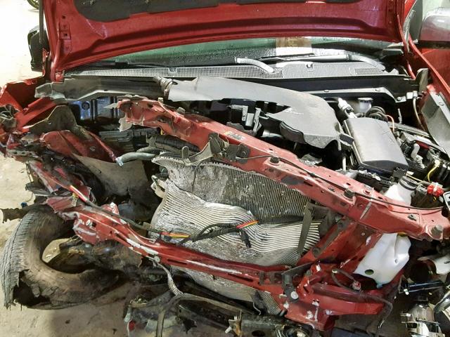 1GCGTCEN9J1120919 - 2018 CHEVROLET COLORADO L MAROON photo 7