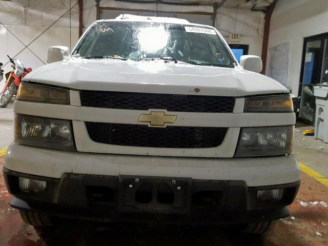 1GCJTCFE8C8110025 - 2012 CHEVROLET COLORADO L WHITE photo 9