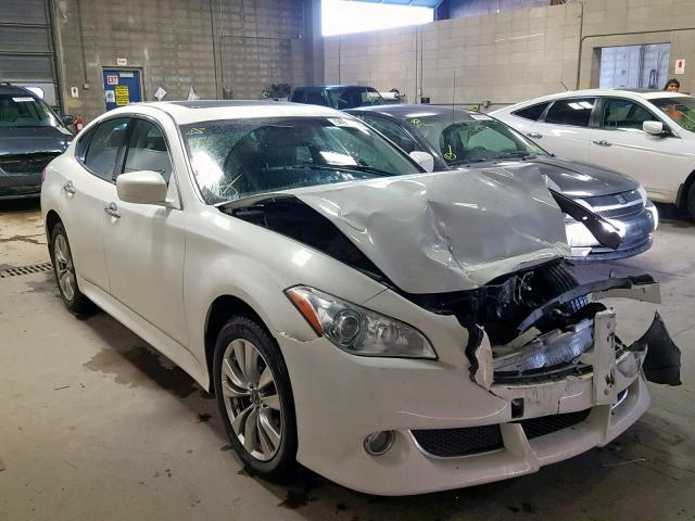 JN1BY1AR9CM390035 - 2012 INFINITI M37 X WHITE photo 1