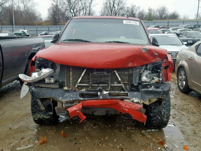 2GTEK13ZX61265974 - 2006 GMC NEW SIERRA RED photo 9