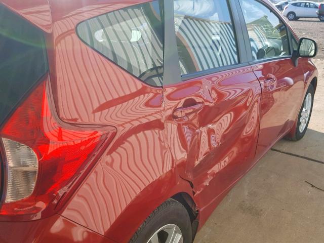 3N1CE2CP8EL409542 - 2014 NISSAN VERSA NOTE RED photo 9