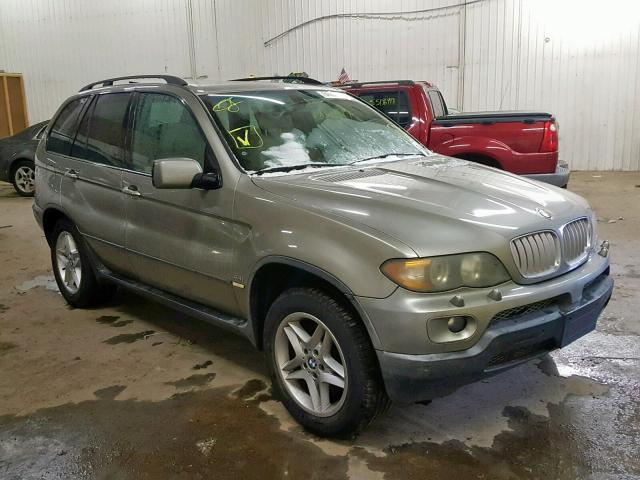 5UXFB53585LV12702 - 2005 BMW X5 4.4I BEIGE photo 1