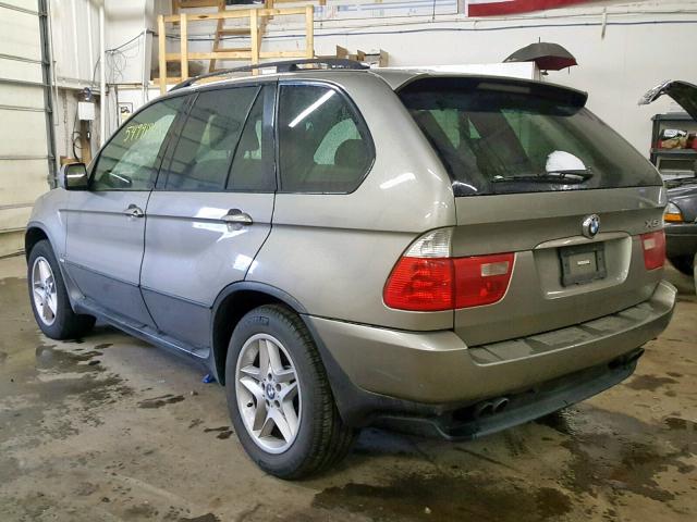 5UXFB53585LV12702 - 2005 BMW X5 4.4I BEIGE photo 3