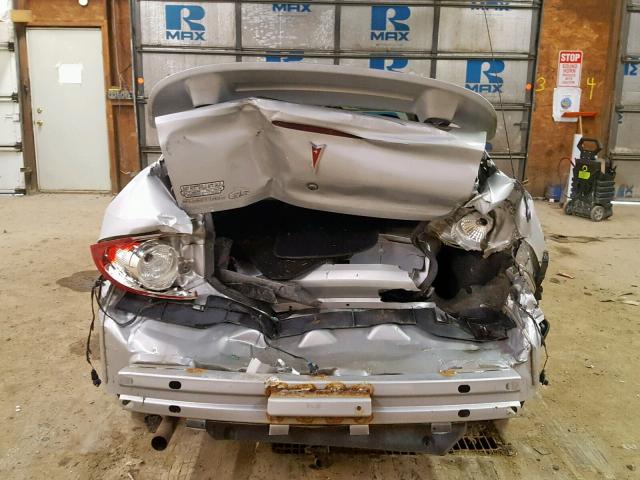 1G2AL18F087127381 - 2008 PONTIAC G5 SILVER photo 9