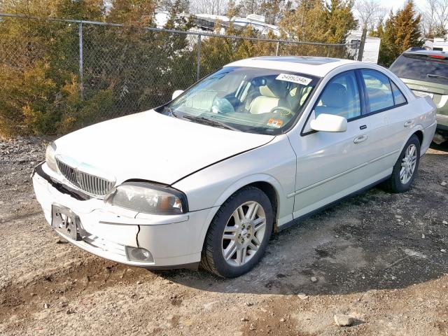 1LNHM87A65Y664909 - 2005 LINCOLN LS WHITE photo 2