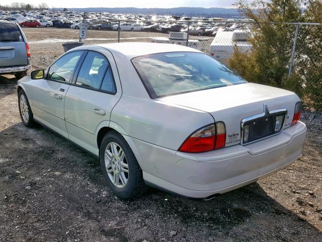 1LNHM87A65Y664909 - 2005 LINCOLN LS WHITE photo 3