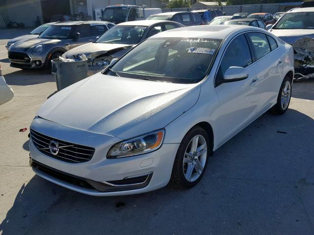 YV140MFD5F1301489 - 2015 VOLVO S60 PLATIN WHITE photo 2