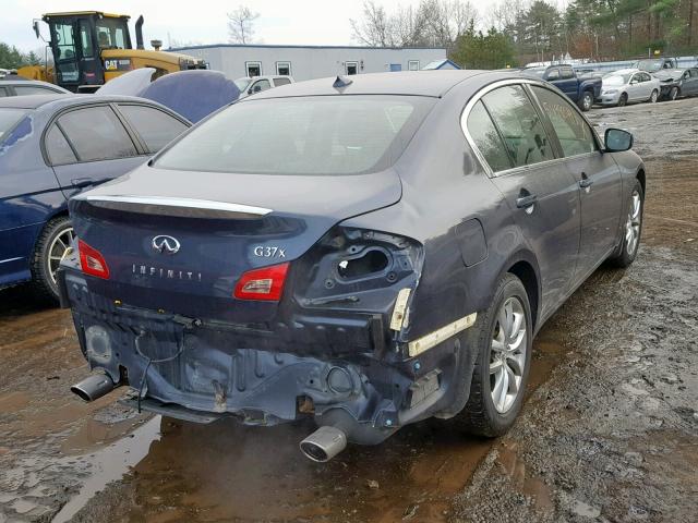 JNKCV61F99M052803 - 2009 INFINITI G37 GRAY photo 4