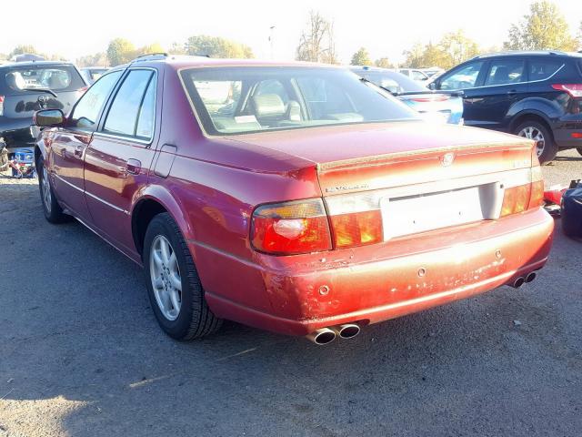 1G6KS54Y32U169752 - 2002 CADILLAC SEVILLE SL MAROON photo 3